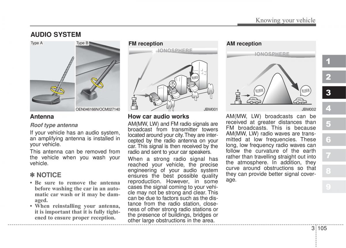 Kia Sportage II 2 owners manual / page 114