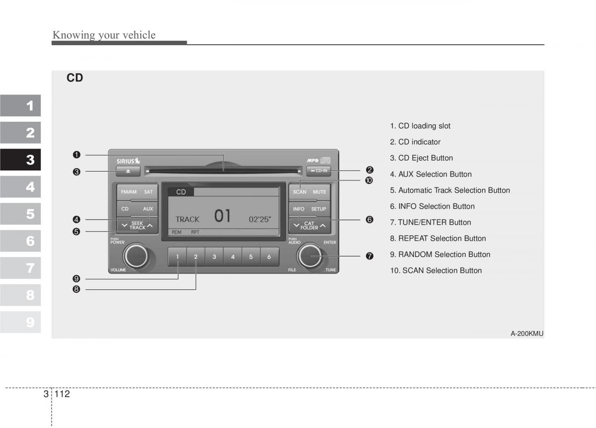 Kia Sportage II 2 owners manual / page 121