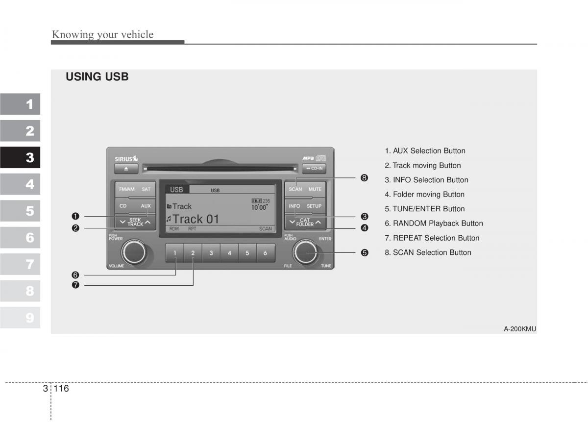 Kia Sportage II 2 owners manual / page 125