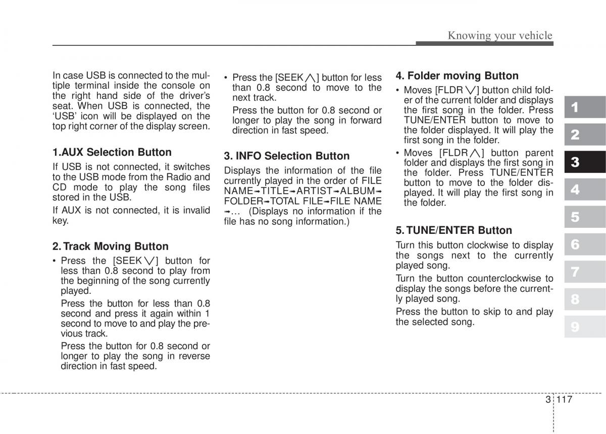 Kia Sportage II 2 owners manual / page 126