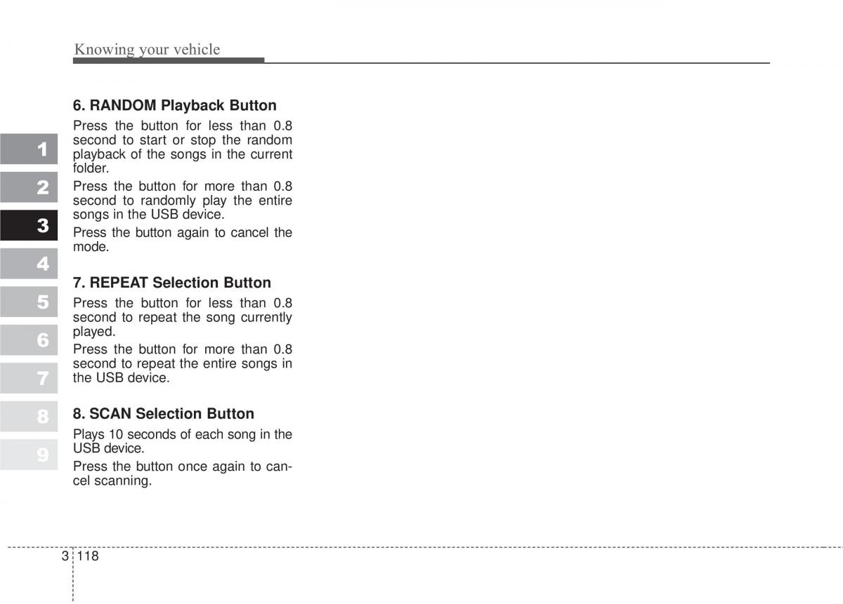 Kia Sportage II 2 owners manual / page 127