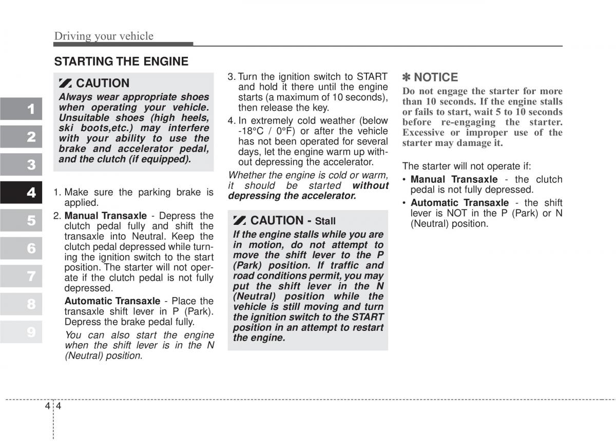 Kia Sportage II 2 owners manual / page 151