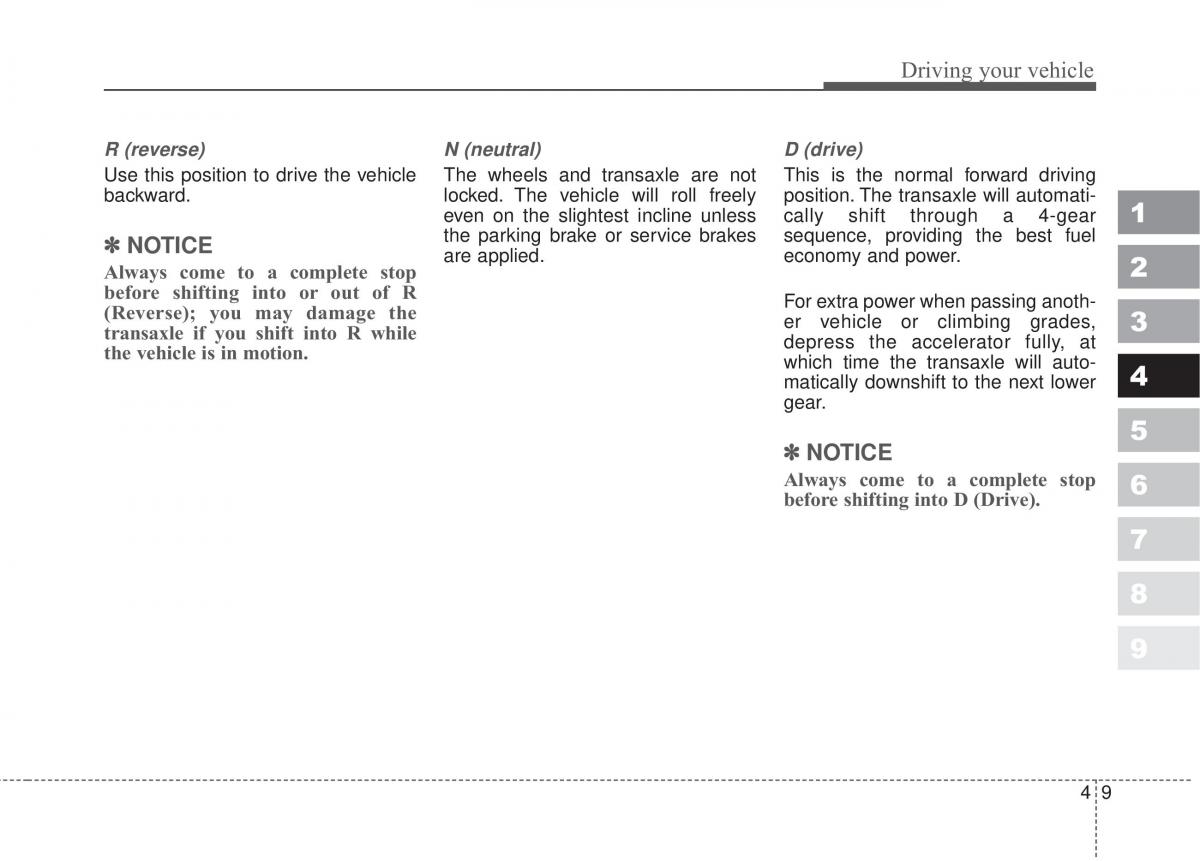 Kia Sportage II 2 owners manual / page 156