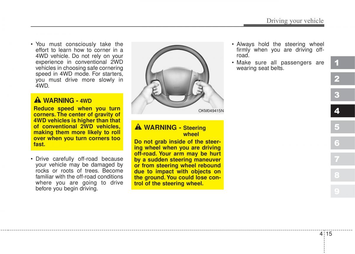 Kia Sportage II 2 owners manual / page 162