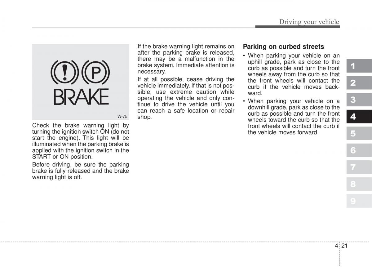 Kia Sportage II 2 owners manual / page 168