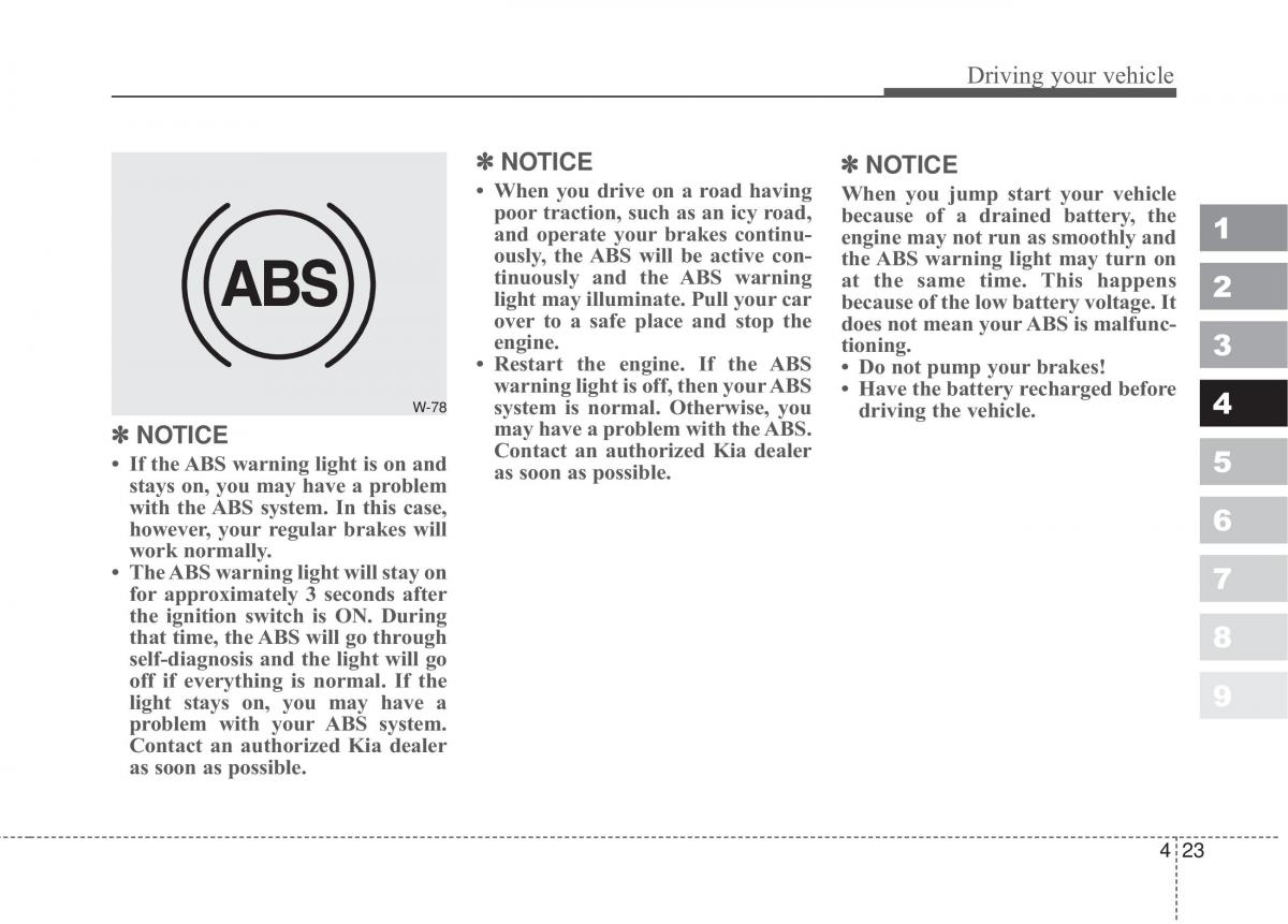 Kia Sportage II 2 owners manual / page 170