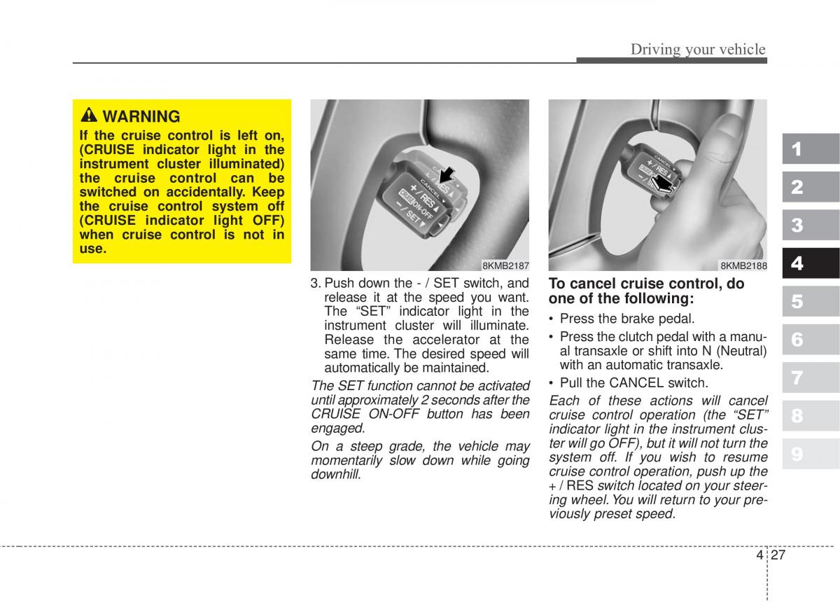 Kia Sportage II 2 owners manual / page 174