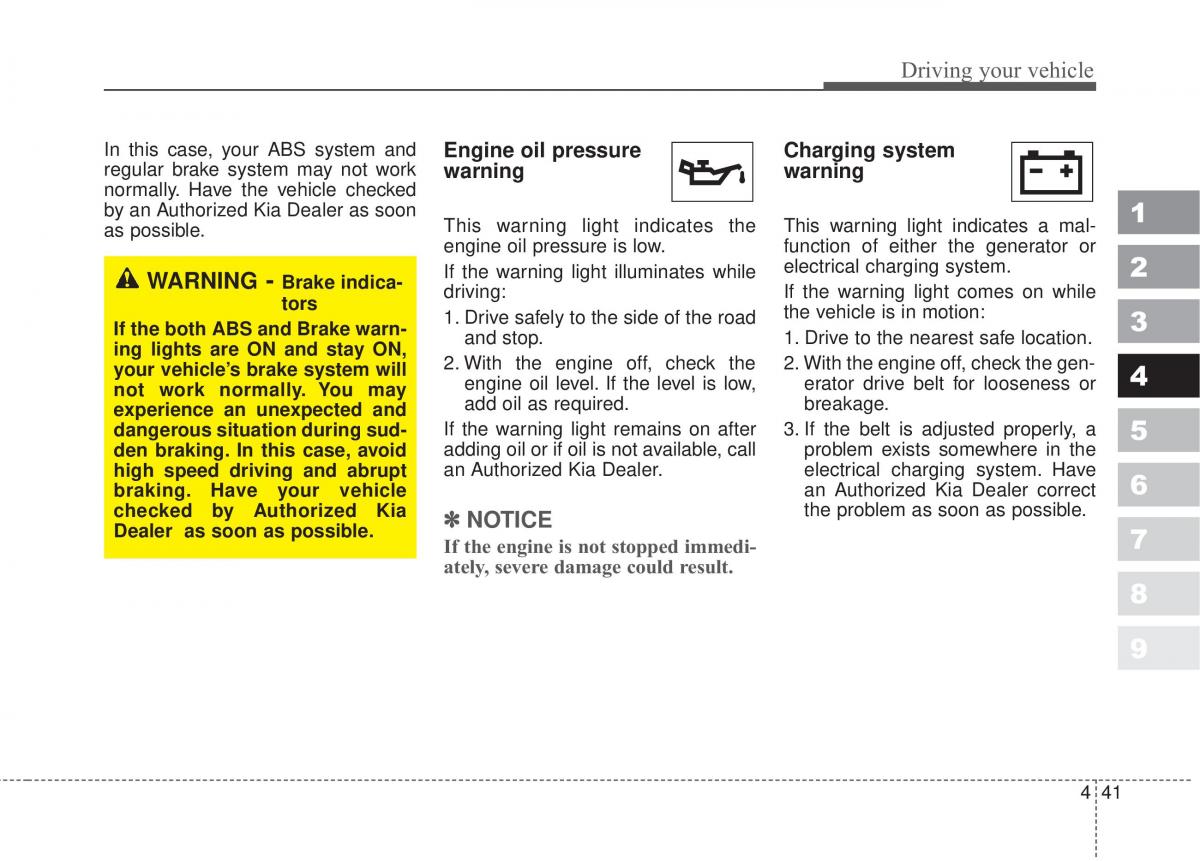 Kia Sportage II 2 owners manual / page 188