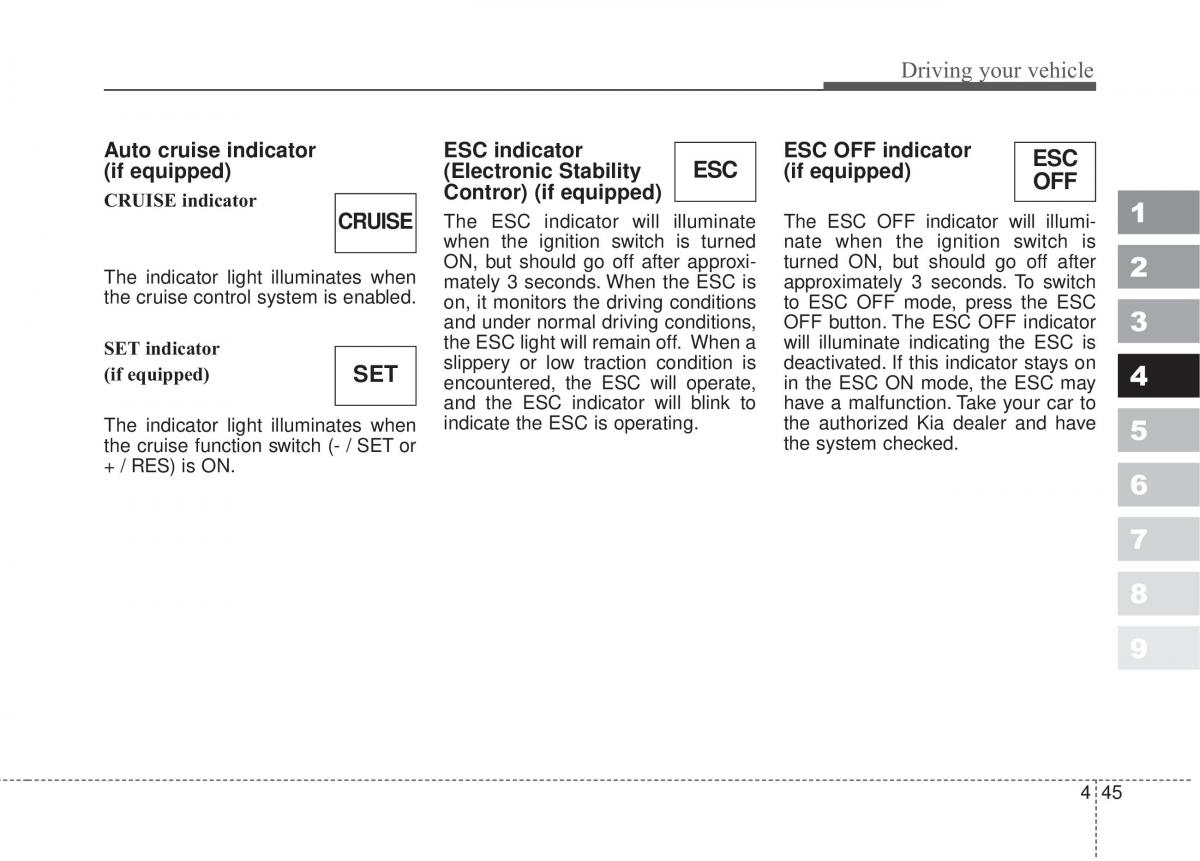 Kia Sportage II 2 owners manual / page 192