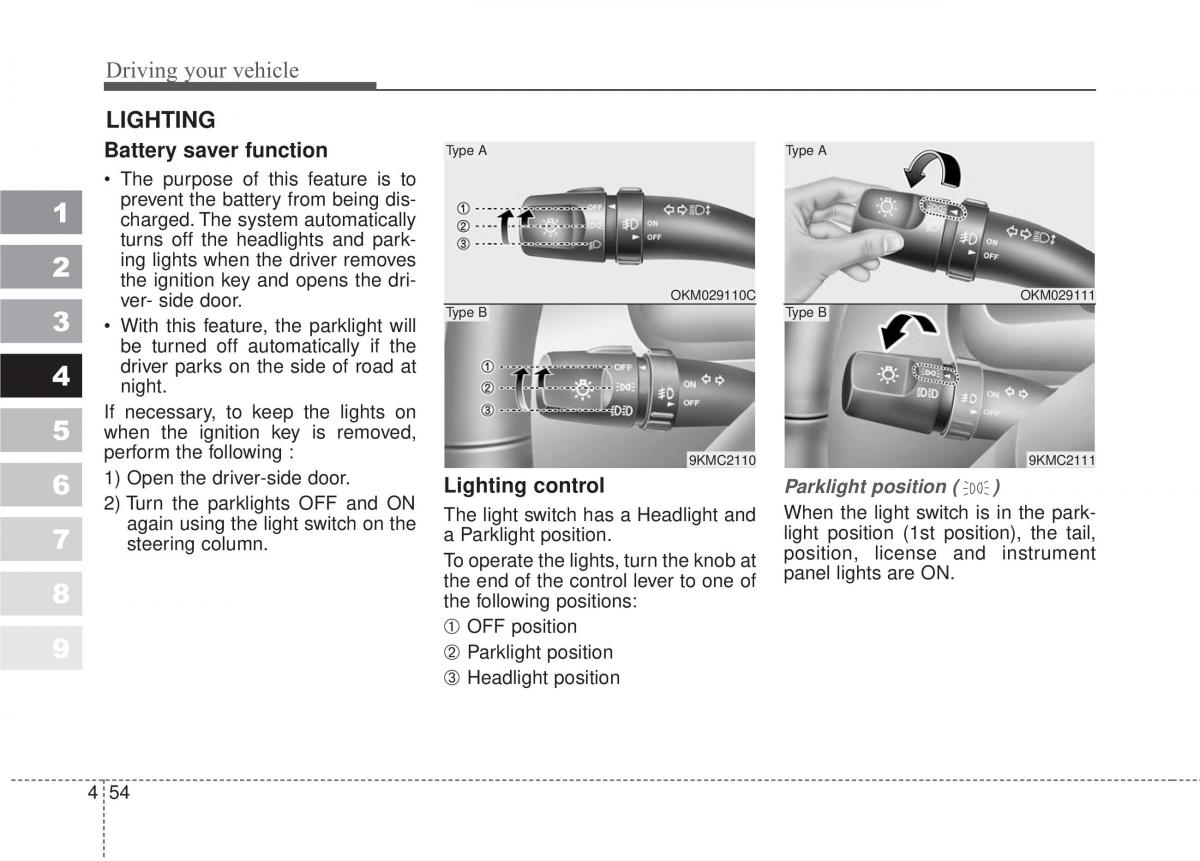 Kia Sportage II 2 owners manual / page 201