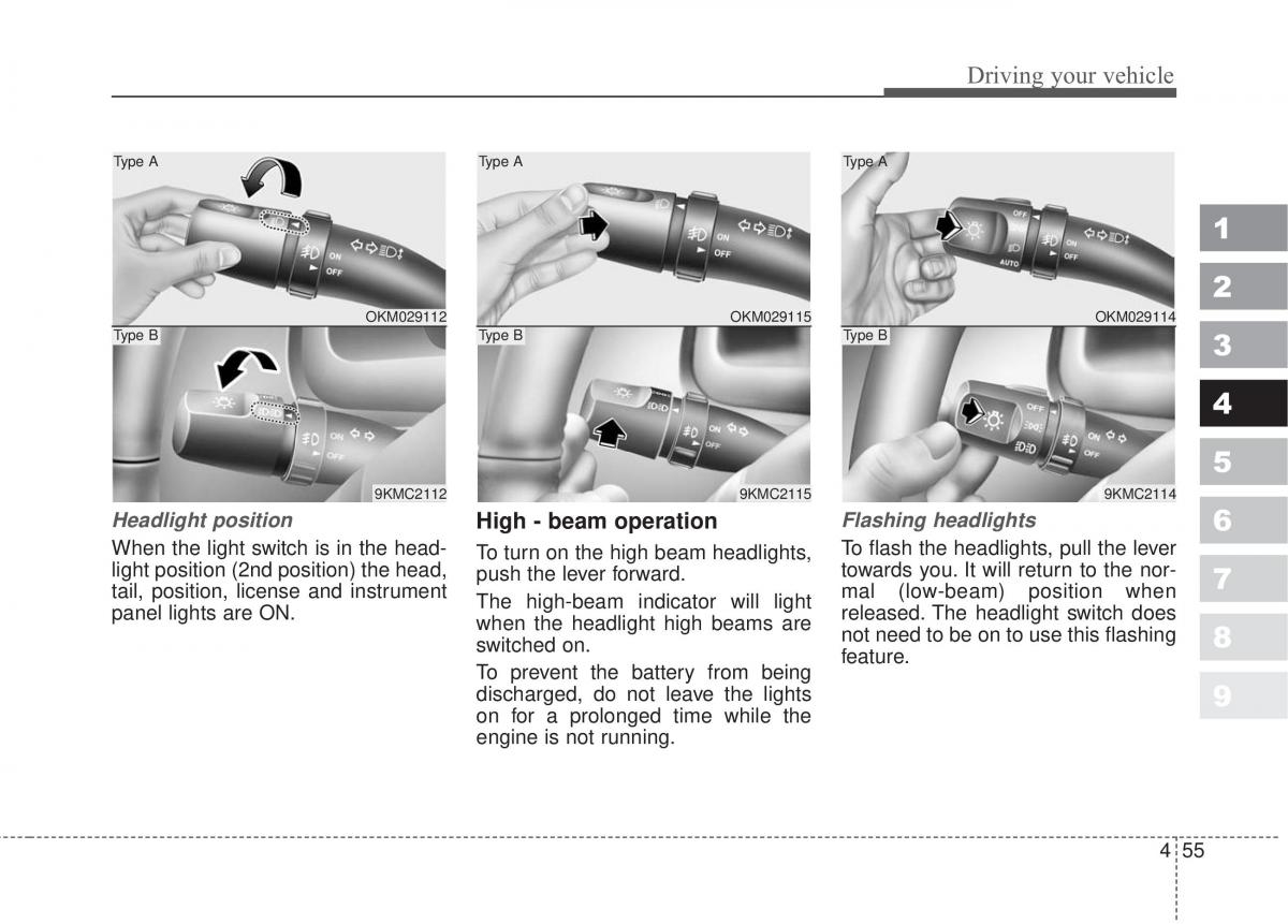 Kia Sportage II 2 owners manual / page 202