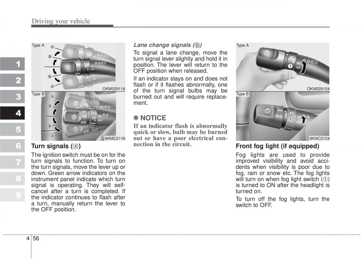 Kia Sportage II 2 owners manual / page 203