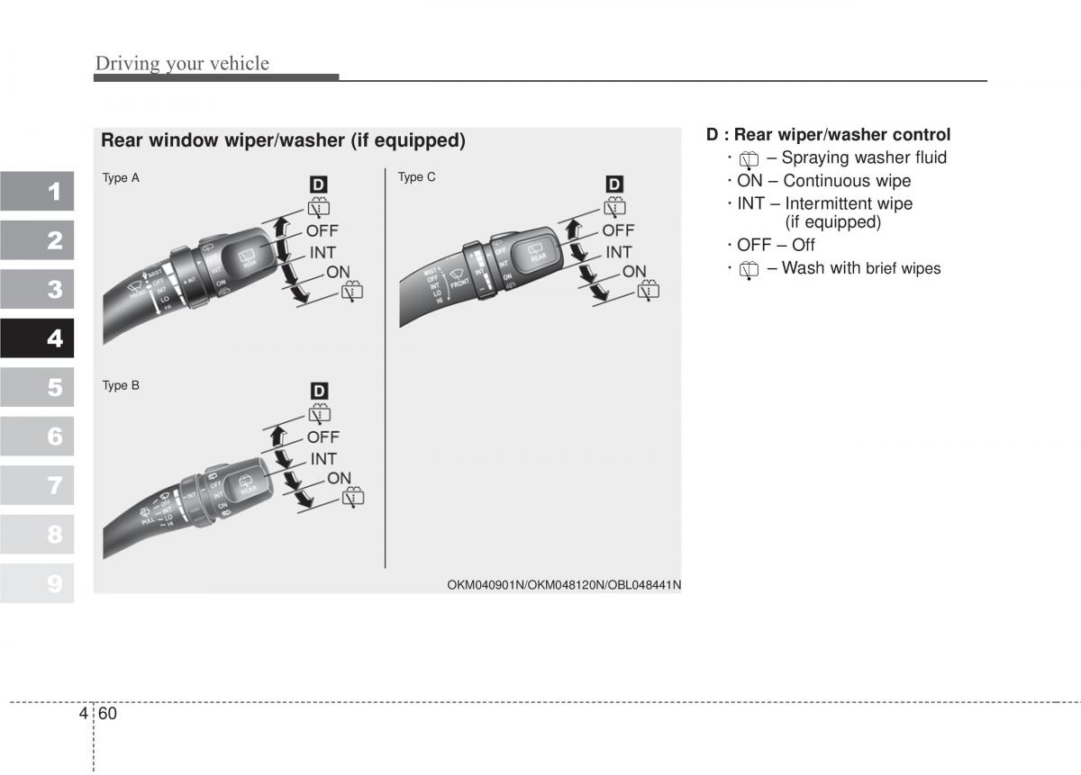 Kia Sportage II 2 owners manual / page 207