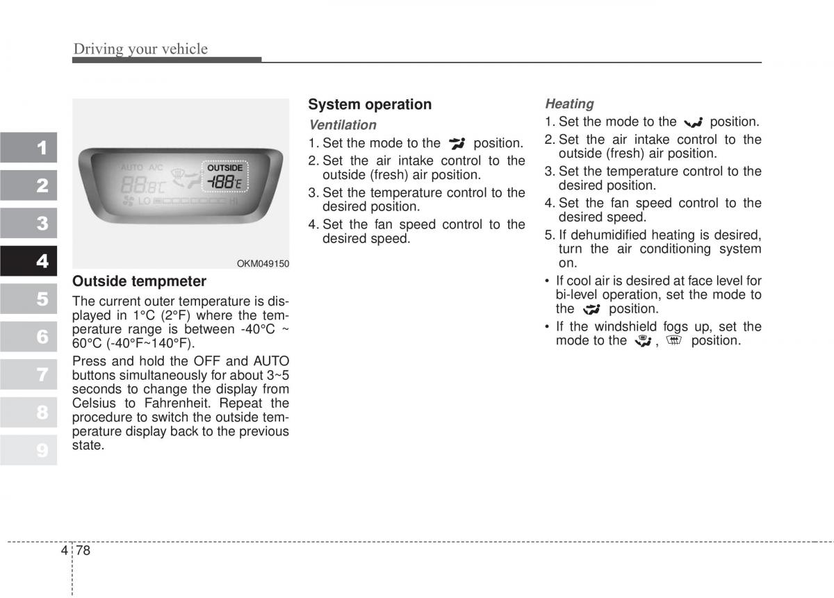 Kia Sportage II 2 owners manual / page 225