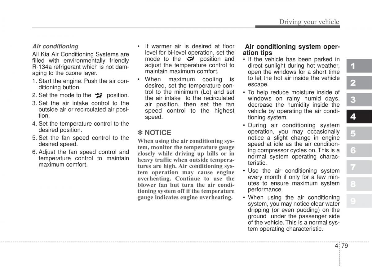 Kia Sportage II 2 owners manual / page 226