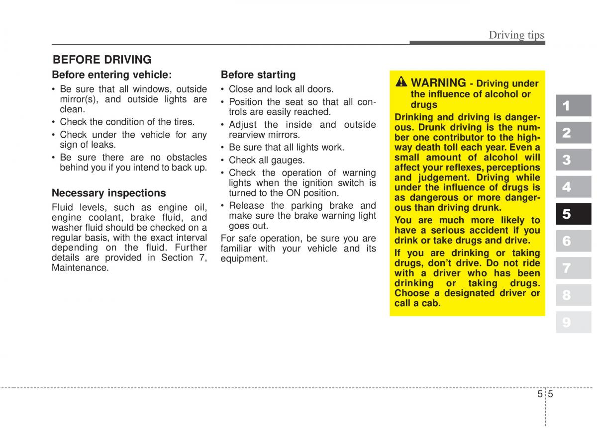 Kia Sportage II 2 owners manual / page 237