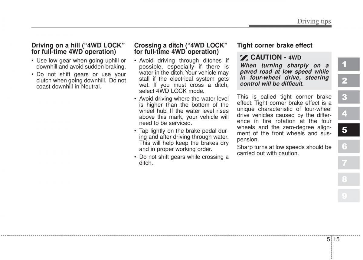 Kia Sportage II 2 owners manual / page 247