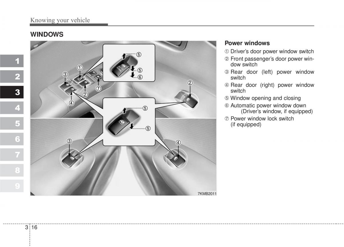 Kia Sportage II 2 owners manual / page 25