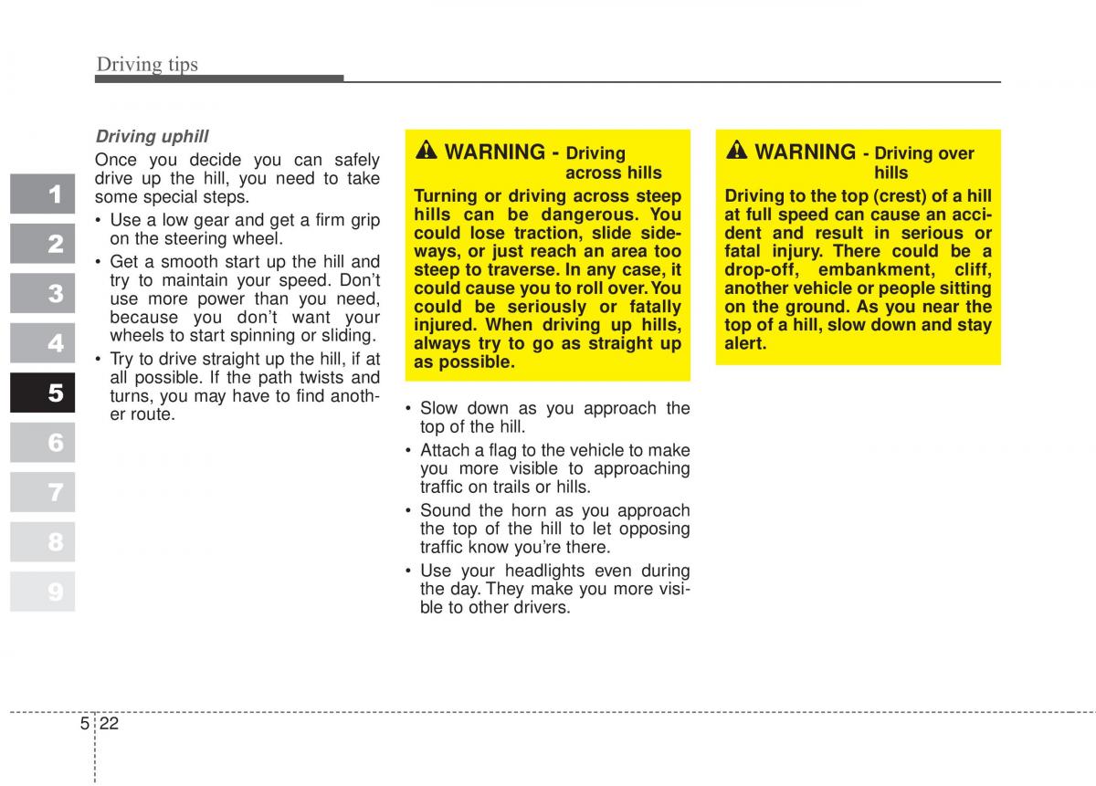 Kia Sportage II 2 owners manual / page 254