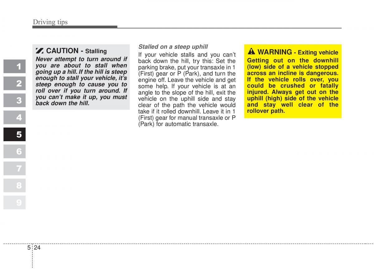 Kia Sportage II 2 owners manual / page 256