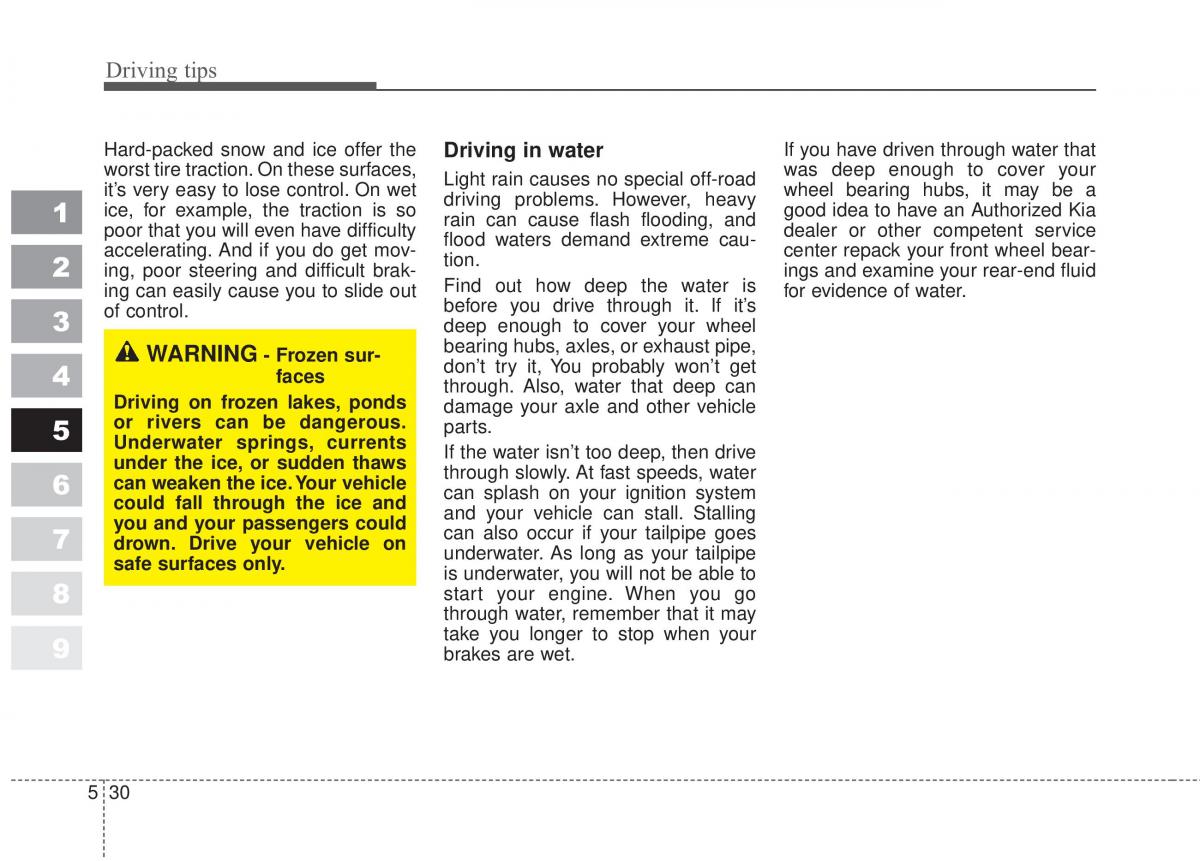 Kia Sportage II 2 owners manual / page 262