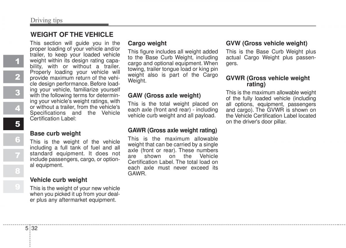 Kia Sportage II 2 owners manual / page 264