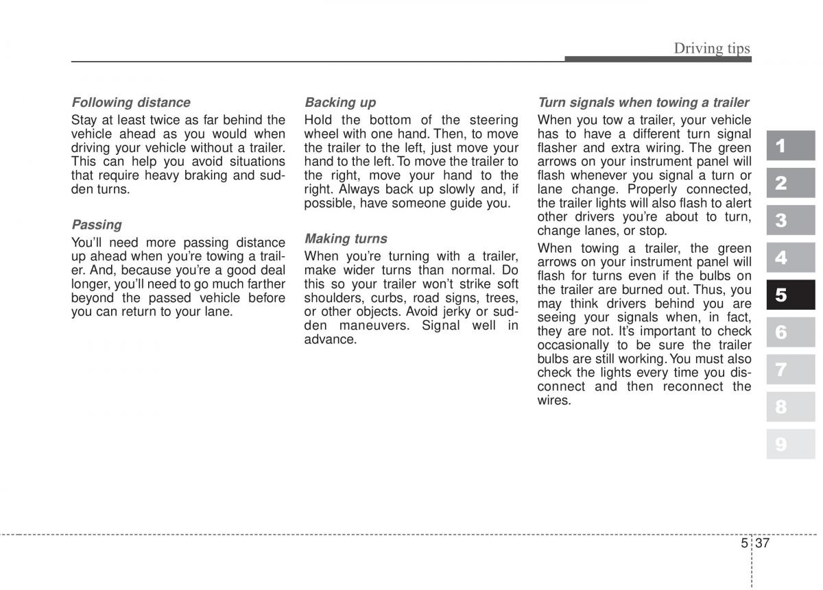 Kia Sportage II 2 owners manual / page 269