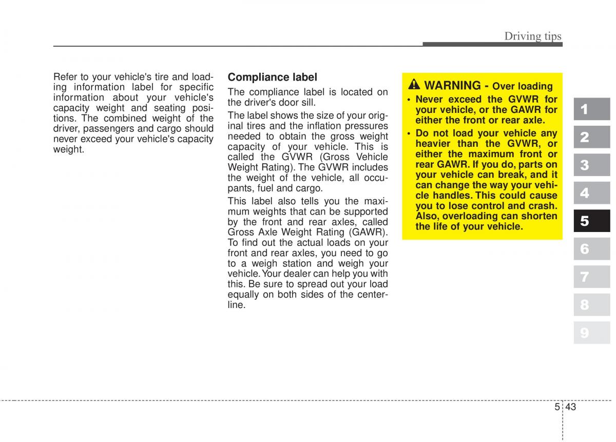 Kia Sportage II 2 owners manual / page 275