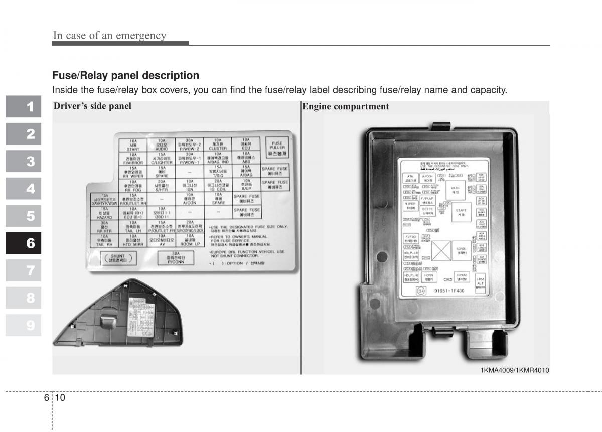 Kia Sportage II 2 owners manual / page 294