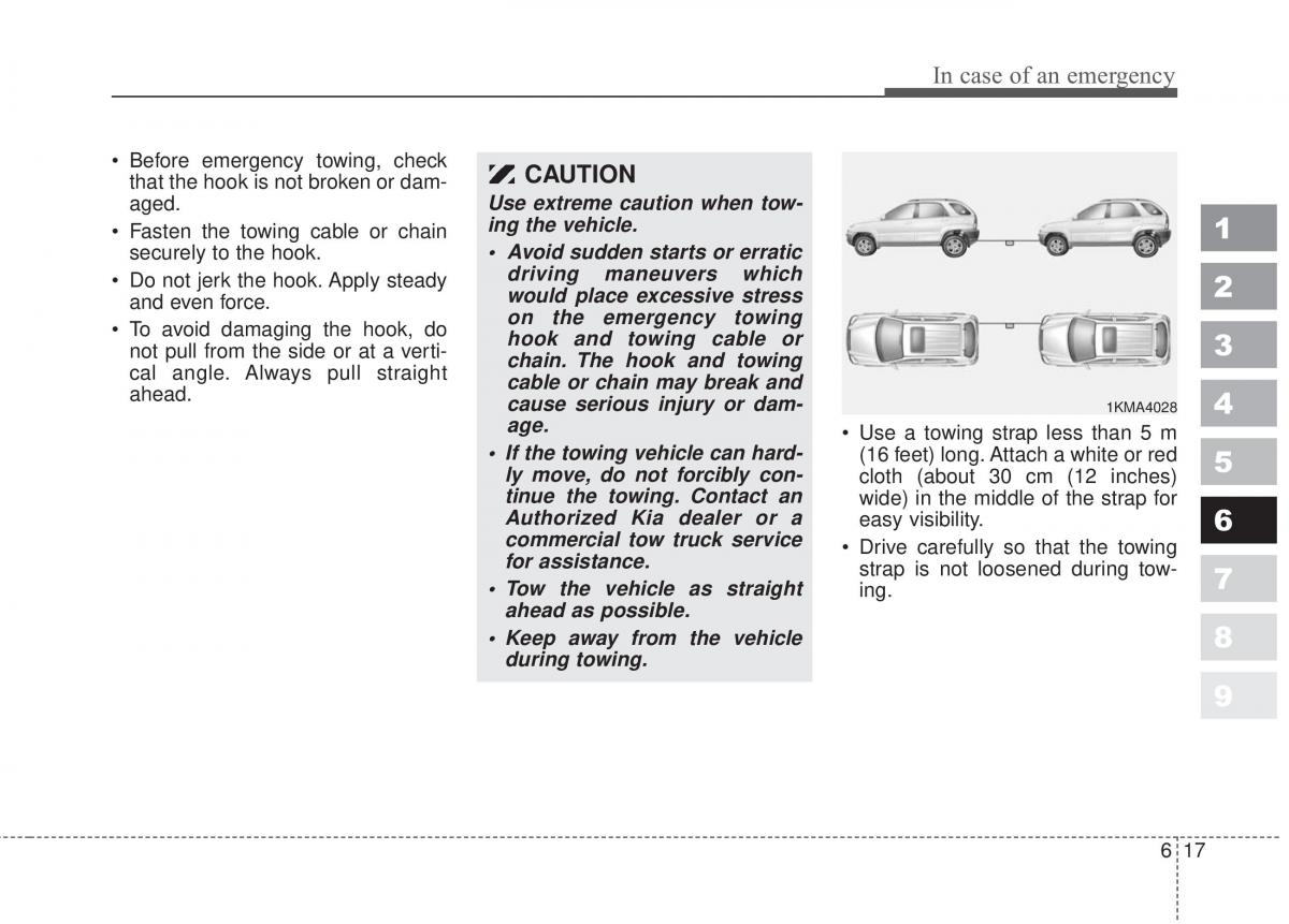 Kia Sportage II 2 owners manual / page 301