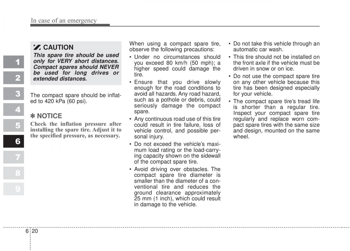 Kia Sportage II 2 owners manual / page 304