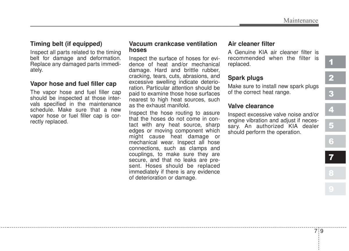 Kia Sportage II 2 owners manual / page 318