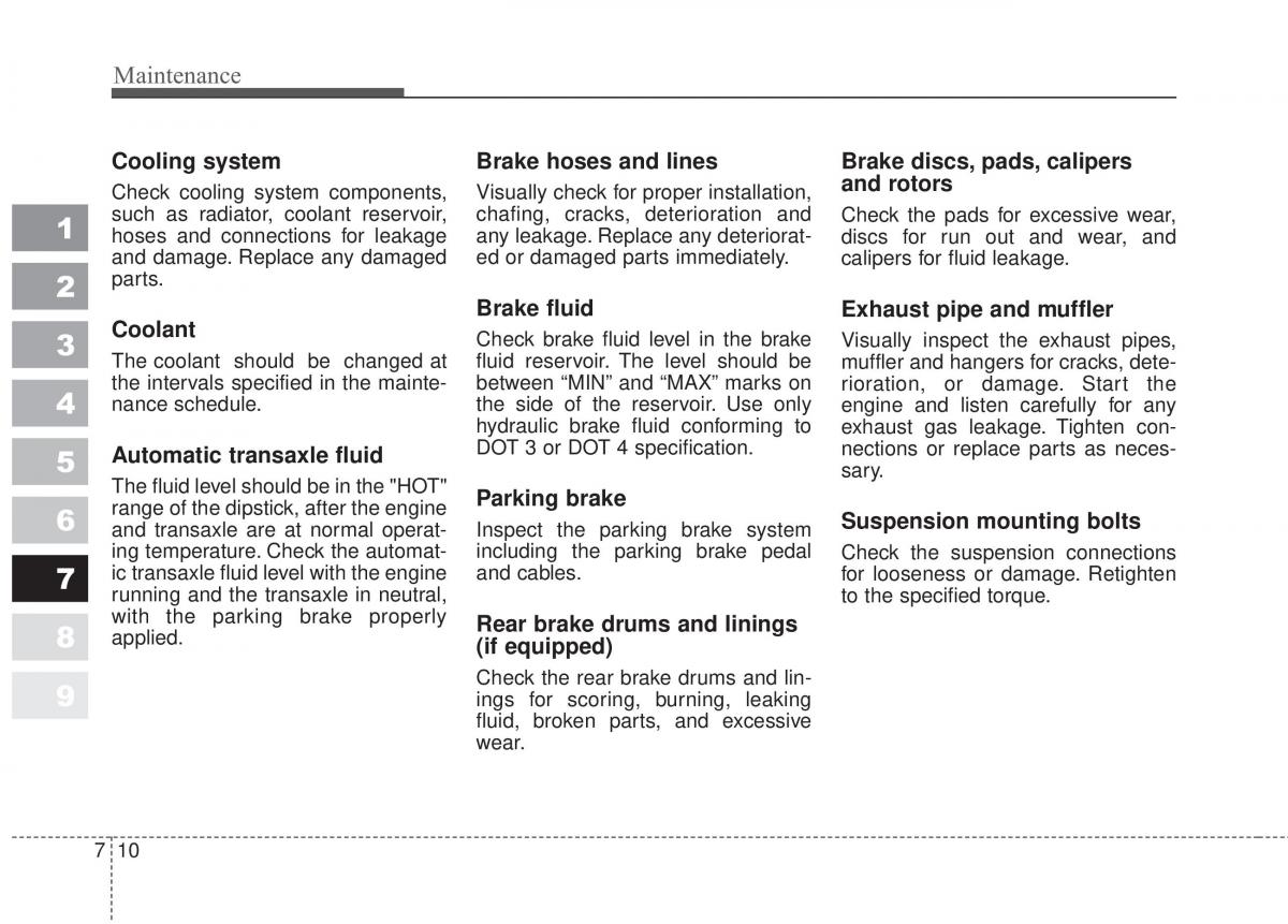 Kia Sportage II 2 owners manual / page 319