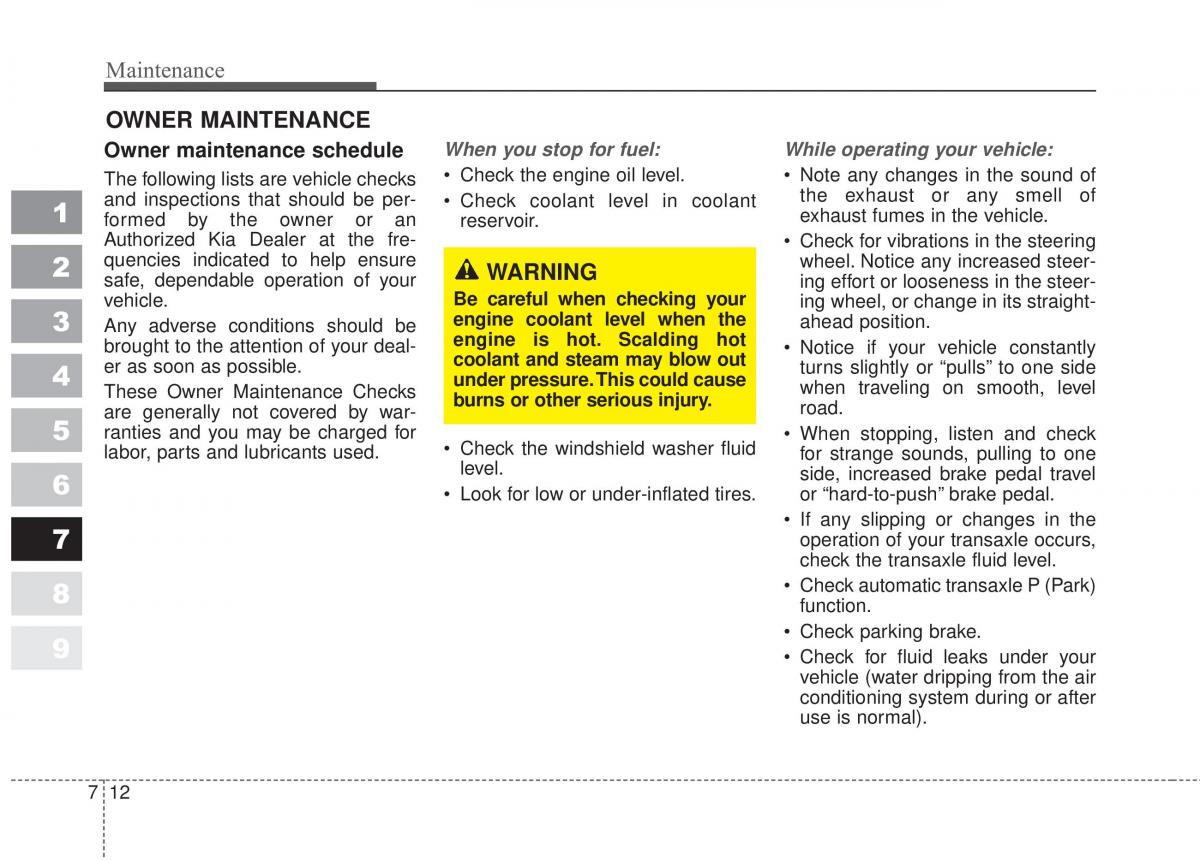 Kia Sportage II 2 owners manual / page 321