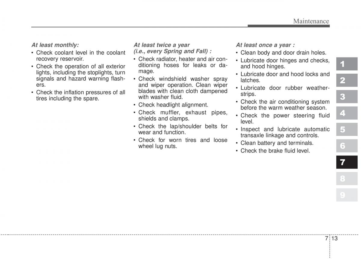 Kia Sportage II 2 owners manual / page 322