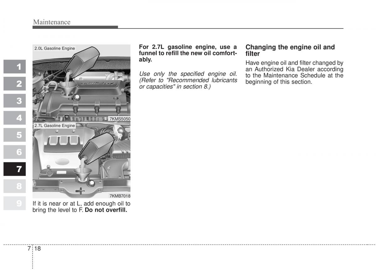 Kia Sportage II 2 owners manual / page 327