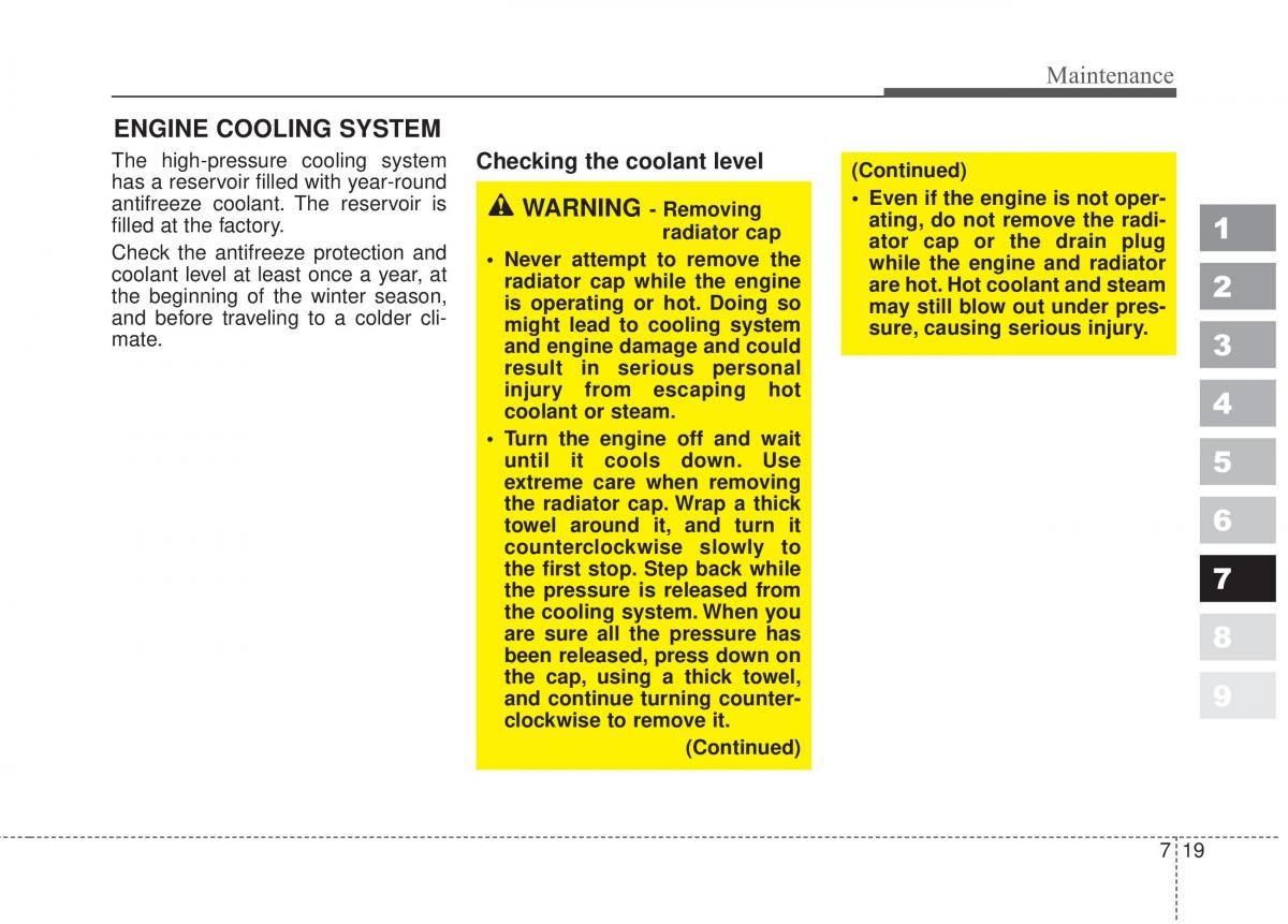 Kia Sportage II 2 owners manual / page 328