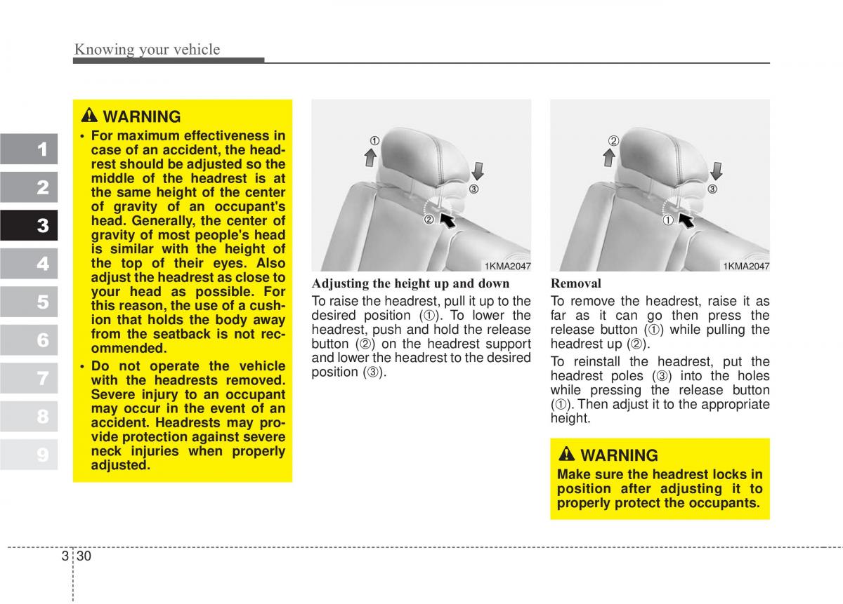 Kia Sportage II 2 owners manual / page 39