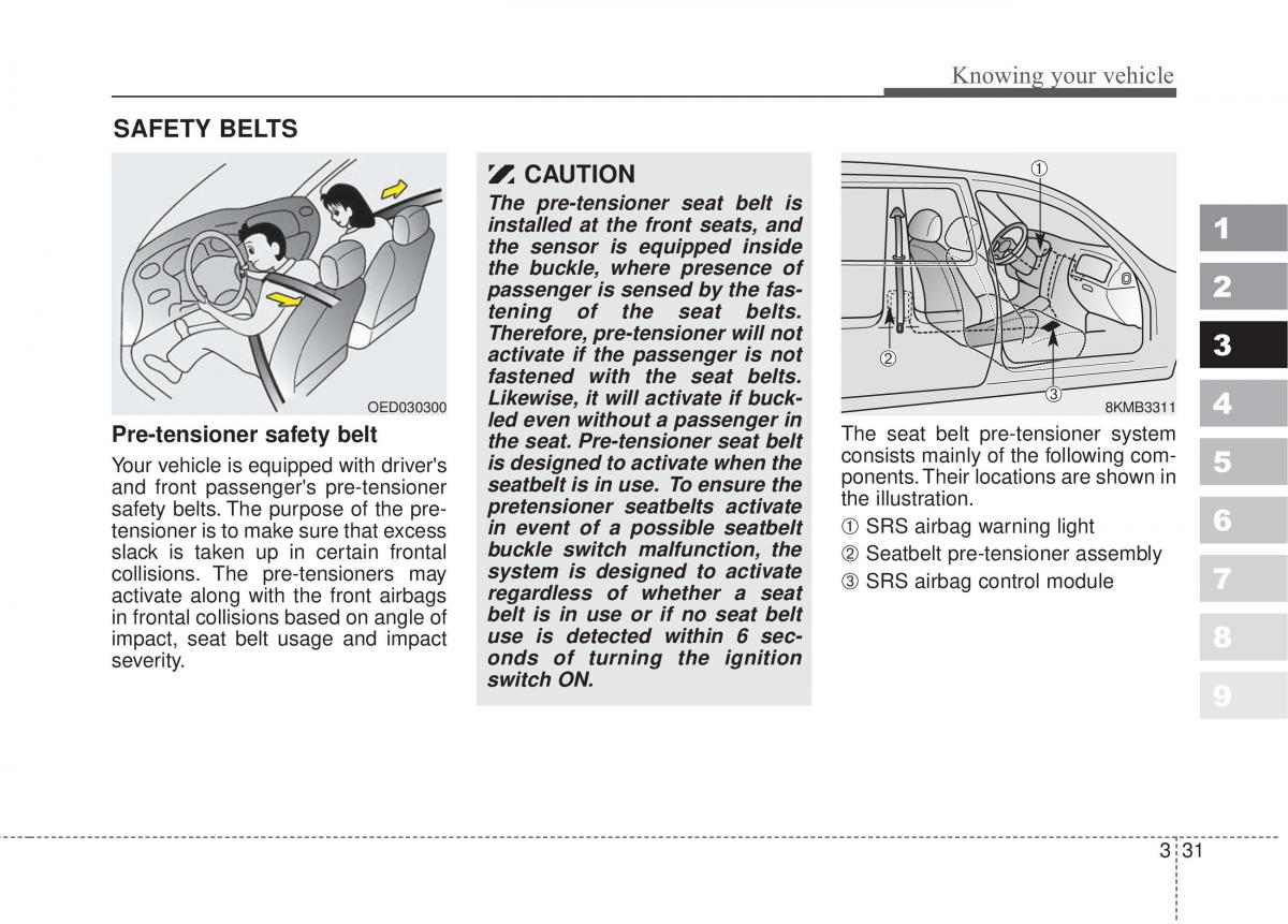 Kia Sportage II 2 owners manual / page 40