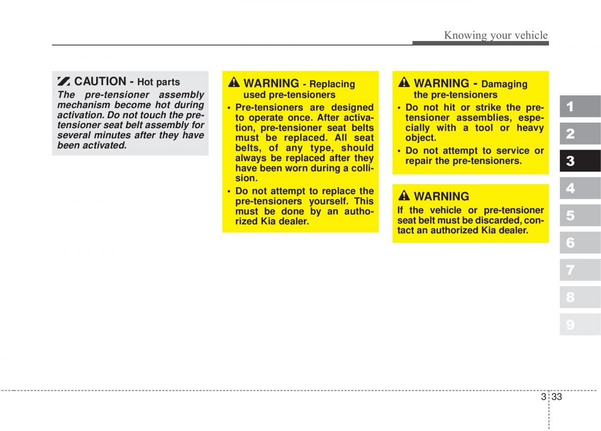 Kia Sportage II 2 owners manual / page 42