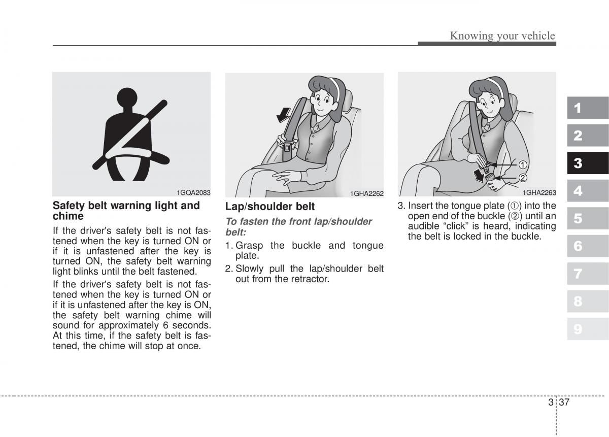 Kia Sportage II 2 owners manual / page 46