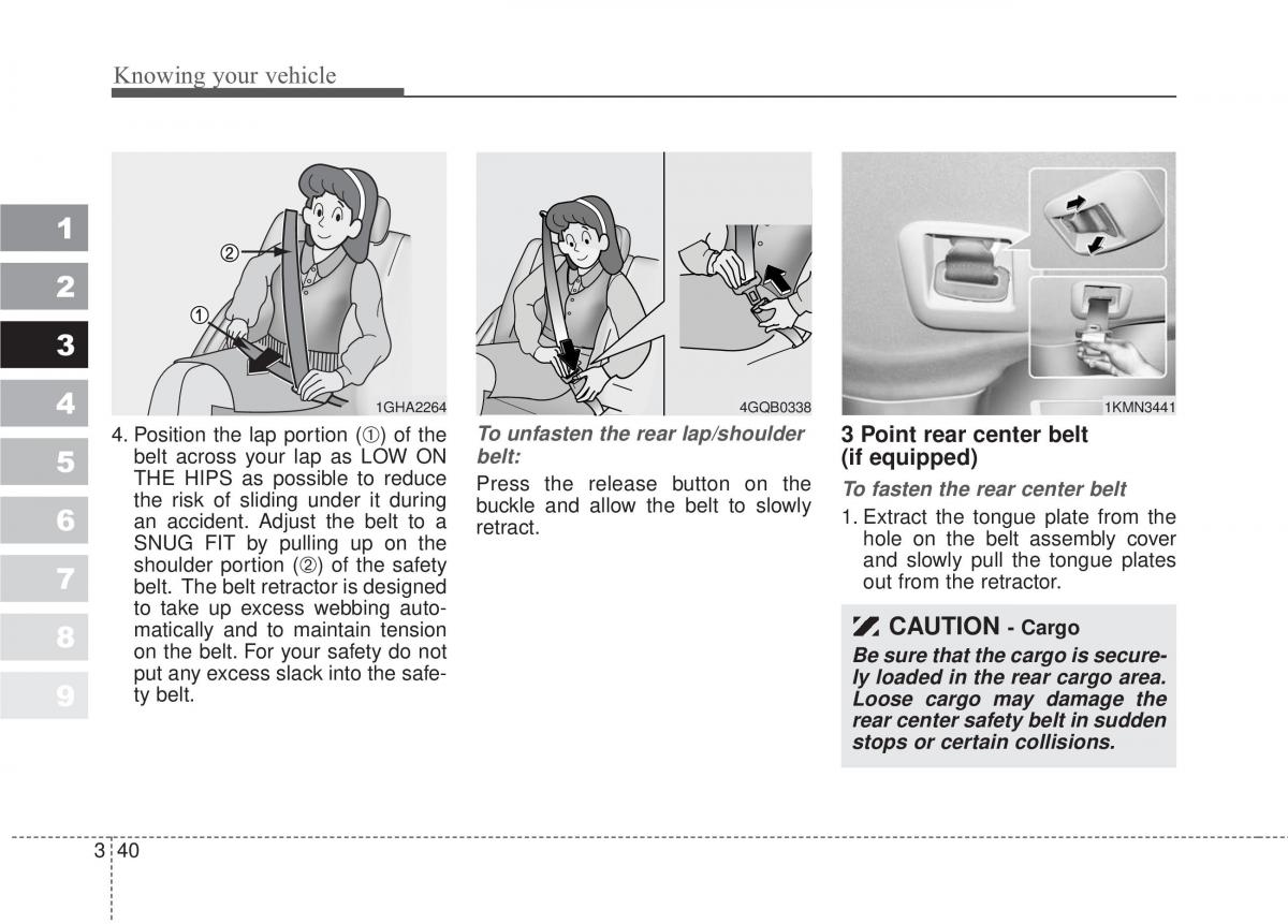 Kia Sportage II 2 owners manual / page 49