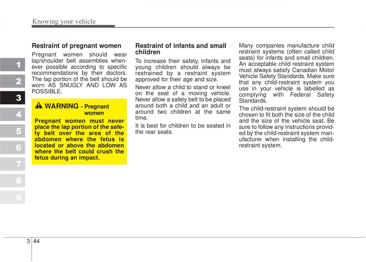 Kia Sportage II 2 owners manual / page 53