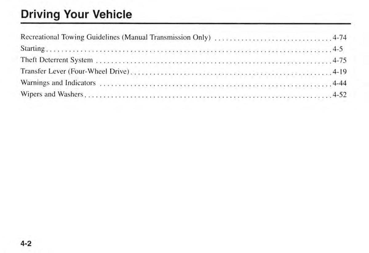 Kia Sportage I 1 owners manual / page 73