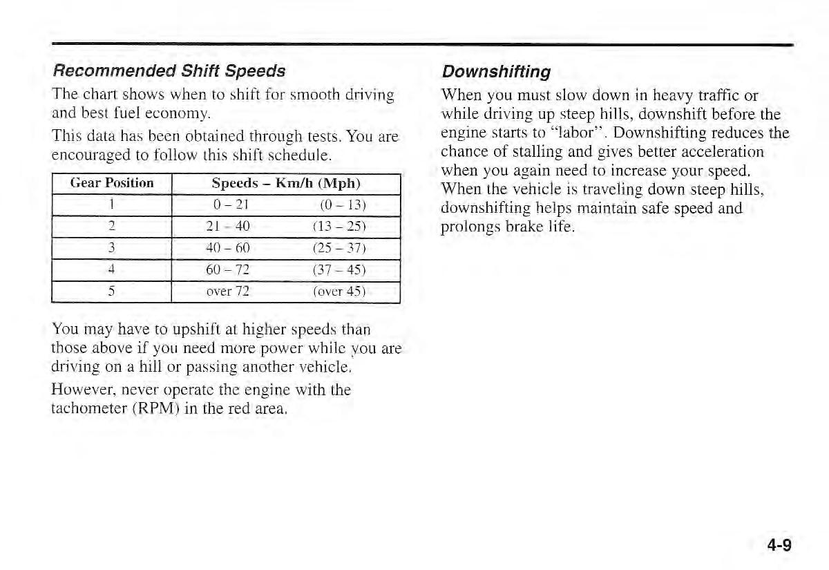 Kia Sportage I 1 owners manual / page 80