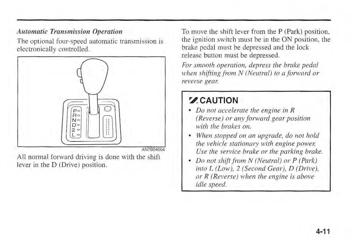 Kia Sportage I 1 owners manual / page 82