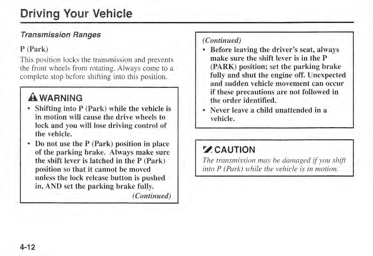 Kia Sportage I 1 owners manual / page 83