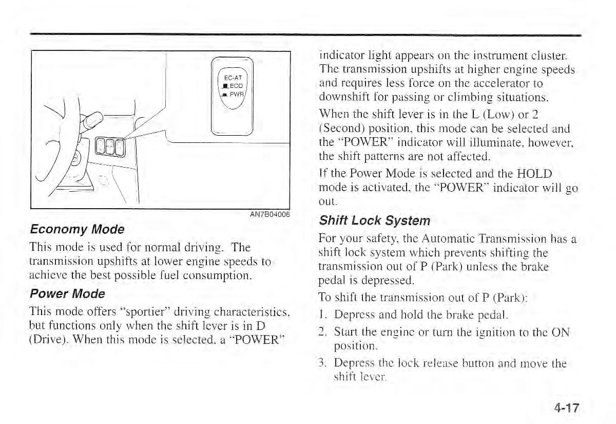 Kia Sportage I 1 owners manual / page 88