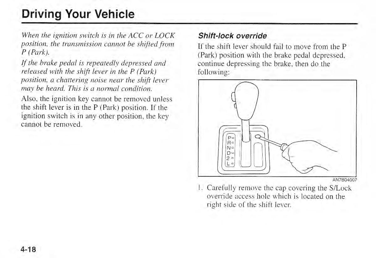 Kia Sportage I 1 owners manual / page 89