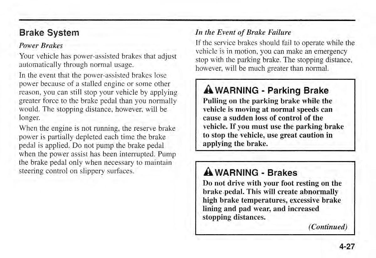 Kia Sportage I 1 owners manual / page 98